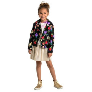 Disney Rapunzel Faux Leather Moto Jacket for Girls in Size 9/10 Large